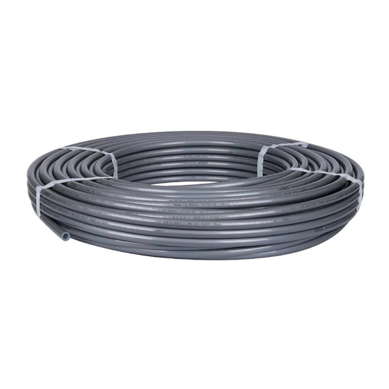 Труба из сшитого полиэтилена с кислородным слоем Stout SPX-0001-001622 PEX-a 16х22 бухта 100 метров серая 15640₽