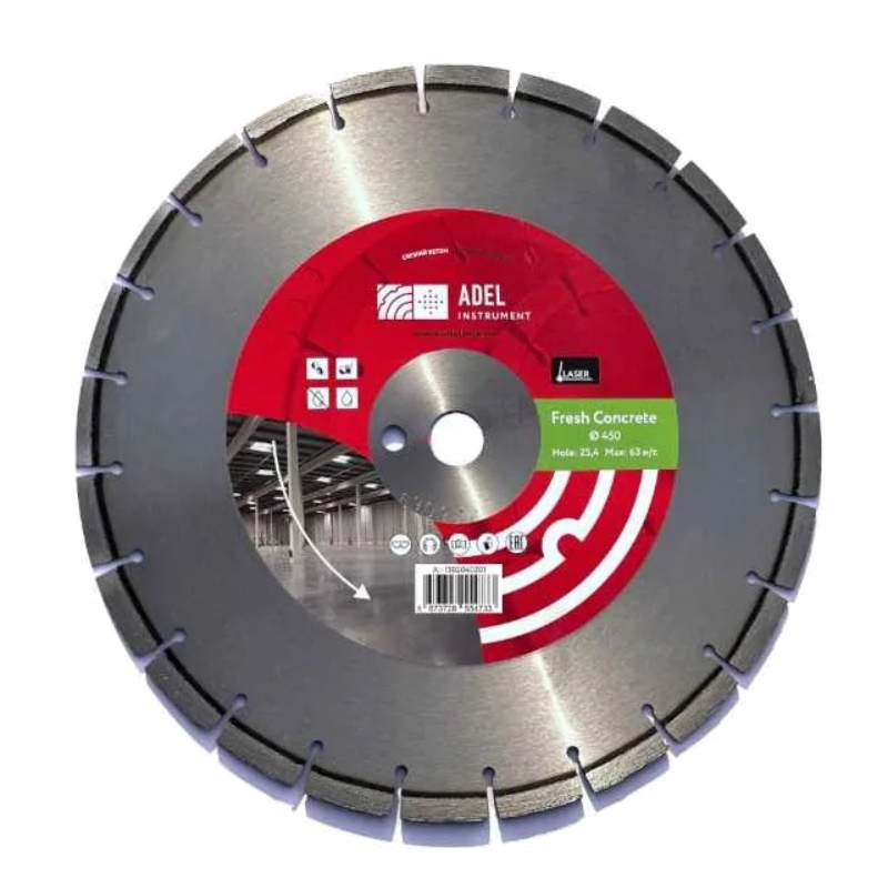 Диск алмазный Adel Instrument Fresh Concrete 00-00016279, Ø450*3.6*25.4  в Иваново