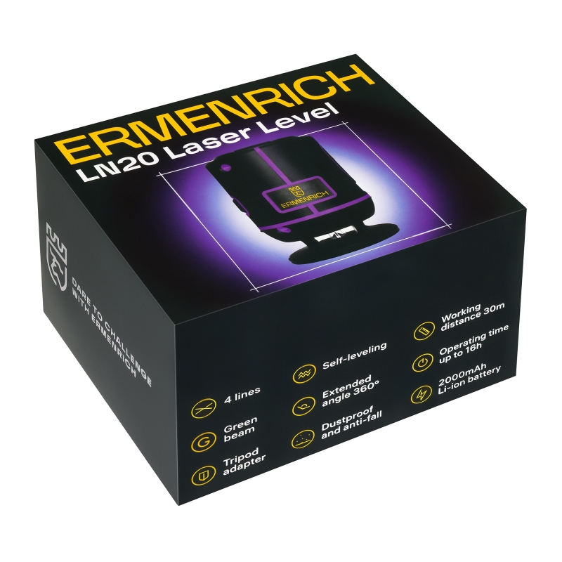 Лазерный уровень Ermenrich PLUS LN20 84087