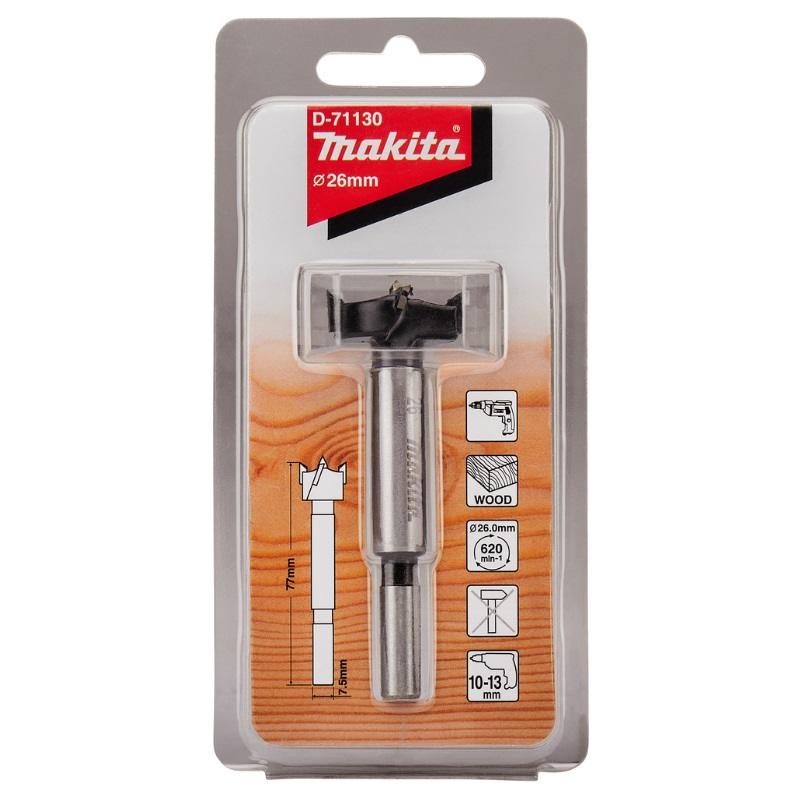 Сверло Форстнера Makita STANDARD D-71130 (26x77) в Иваново