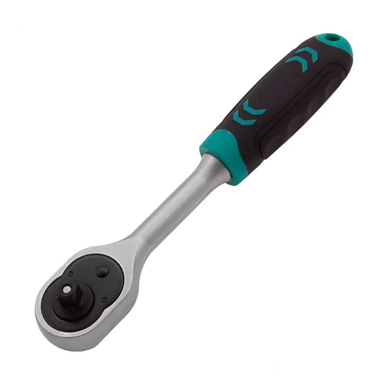 Набор торцевых головок Stels 14125, 1/4", 4-13мм, с трещоточным ключом, CrV, 11шт