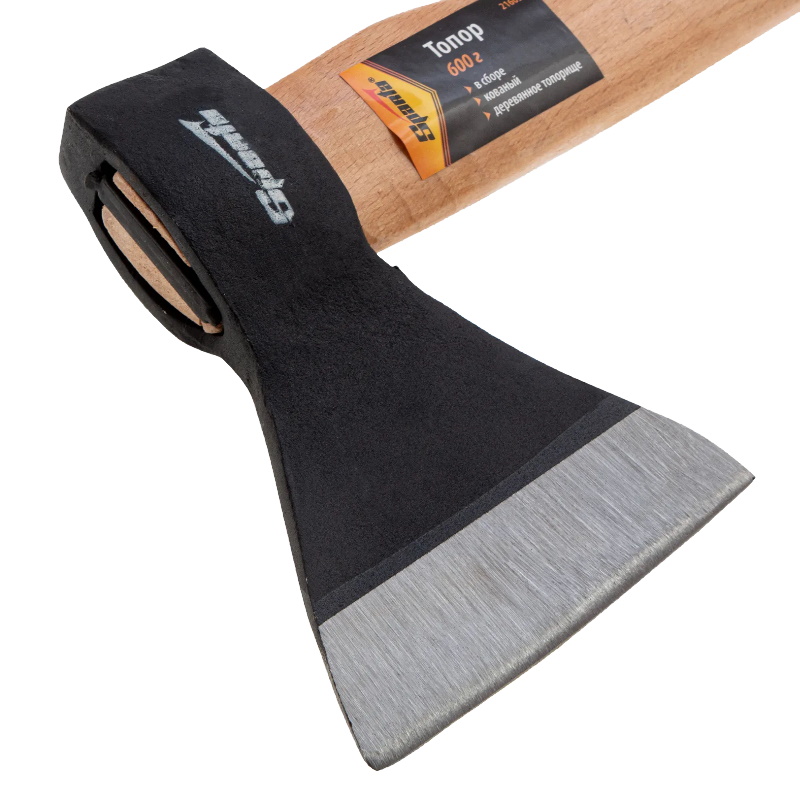 Топор Sparta 21605, 600 г, в сборе, кованый, деревянное топорище в Угличе