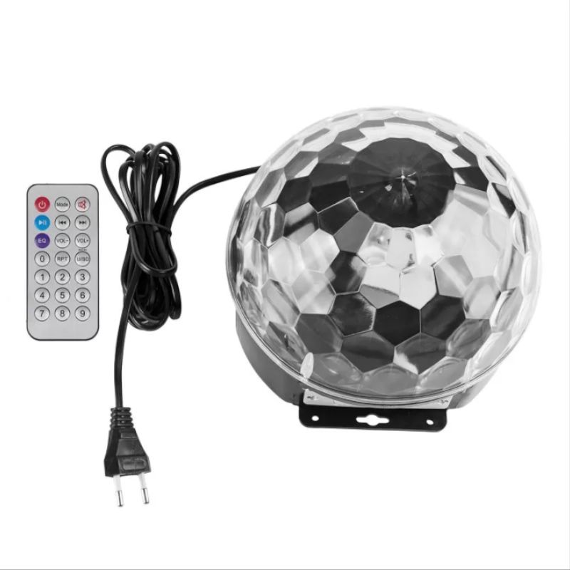 Лампа светодиодная Neon-Night "Диско-шар" 601-257 401727, 6Вт 6LED RGB 230В IP20 с пультом ДУ и Bluetooth в Иваново