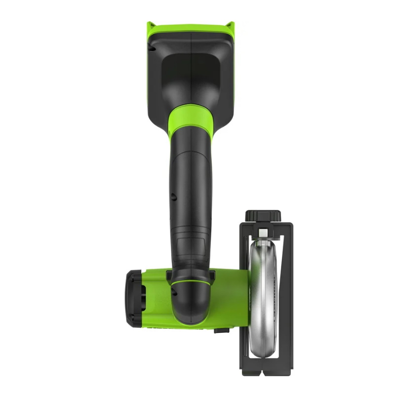 Угловая шлифмашина (болгарка) аккумуляторная Greenworks GD24UCS 3402007CUA, 76 мм, 24 В, плавный пуск, регулировка оборотов в Череповце