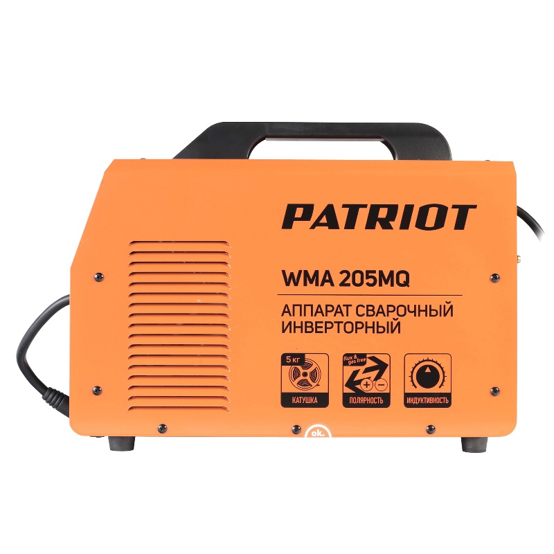 Полуавтомат сварочный инверторный Patriot WMA 205MQ 605302155, MIG/MAG/MMA в Коврове