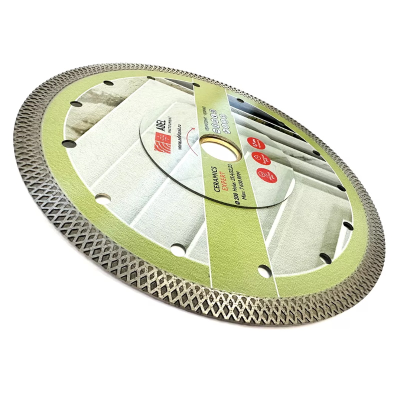Диск алмазный Adel Instrument Ceramics Expert 00-00018687, турбо ультратонкий, Ø200*1,7*25,4/22,23