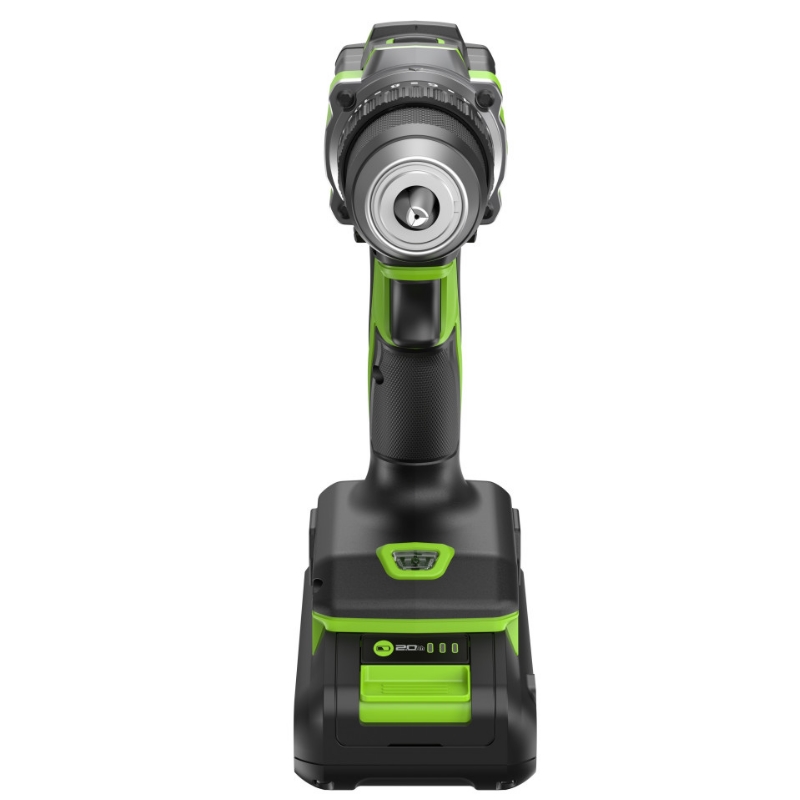 Дрель-шуруповерт аккумуляторная Greenworks DD560 3708407CUA, 24V, б/щет, 0-500 / 0-2000 об/мин, 30/60 Нм,13мм, Anti-kickback,1х2Ач,ЗУ,кор в Муроме