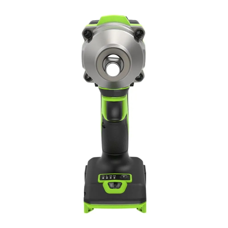 Гайковерт Greenworks IW5500 24V 3805007CUB, ударный, аккумуляторный, бесщеточный, 1/2'', 500Нм,3 режима,1х4Ач,ЗУ,кор
