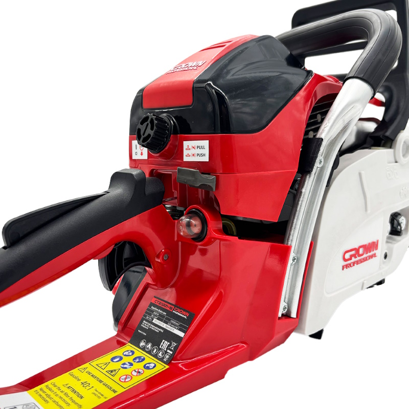 Пила цепная бензиновая Crown CT20201-18, 58 см3, шина 18”, цепь 0.325''-0.058''/1,5 мм, 72 зв, AVS в Муроме