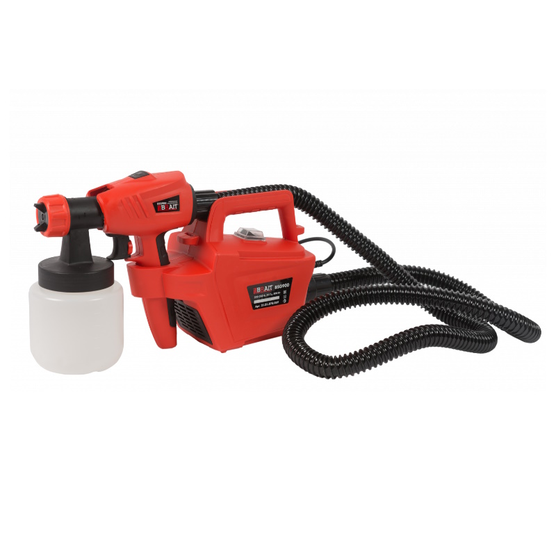 Краскопульт электрический Brait BSG-900 2101078069 800 Вт бачок 800 мл максимальная подача 1100 млмин щетка 252517 3263₽