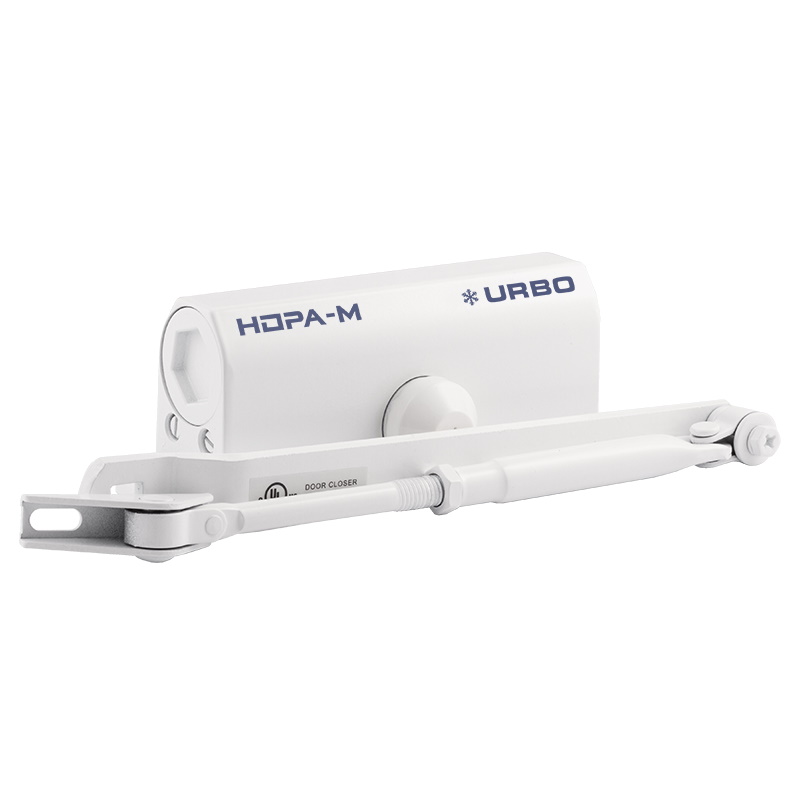 Доводчик дверной Нора-М URBOnization 530 16611, 50-110 кг, белый в Твери