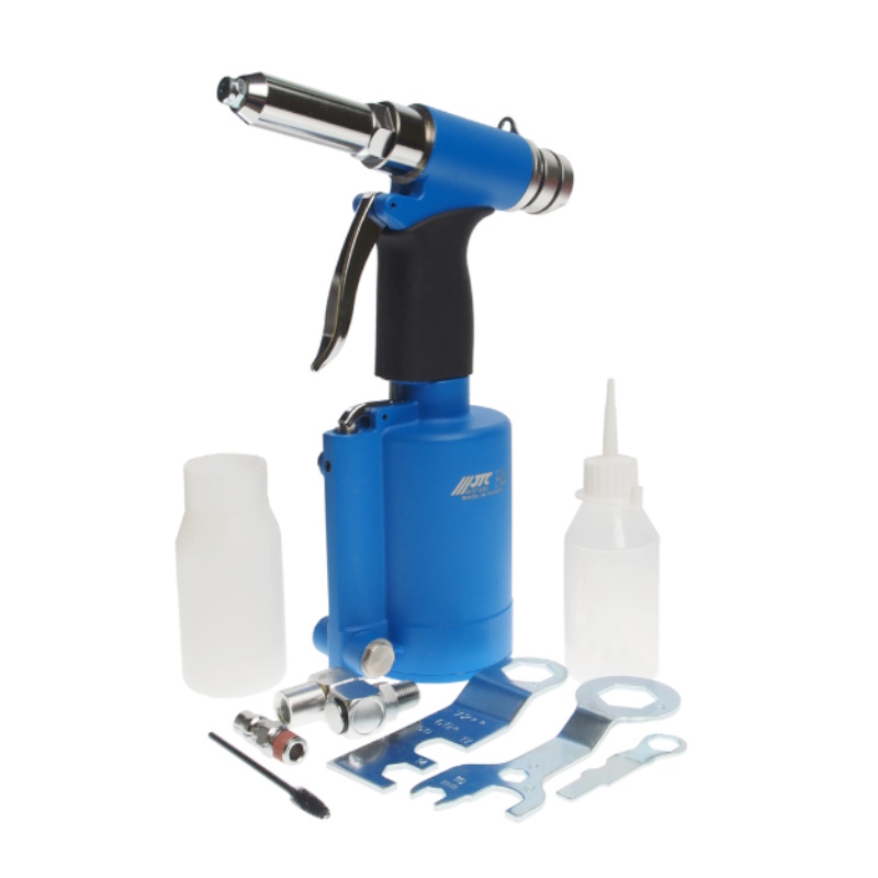 Заклепочник пневматический JTC JTC-7727 шток 18мм штуцер 14 максимальное усилие при 90 psi 2000lbf