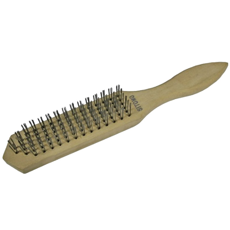 Щетка металлическая ручная Sitomo Эконом 952906 290 мм 5-рядная 72₽