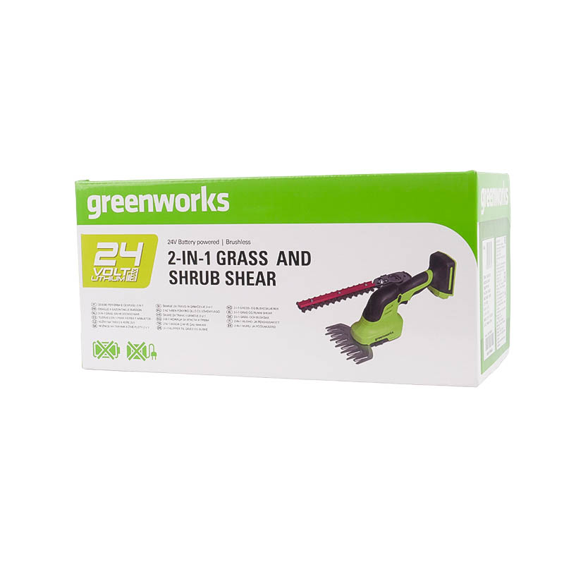 Садовые ножницы-кусторез Greenworks 24В (без АКБ и З/У) 1600607 в Кинешме