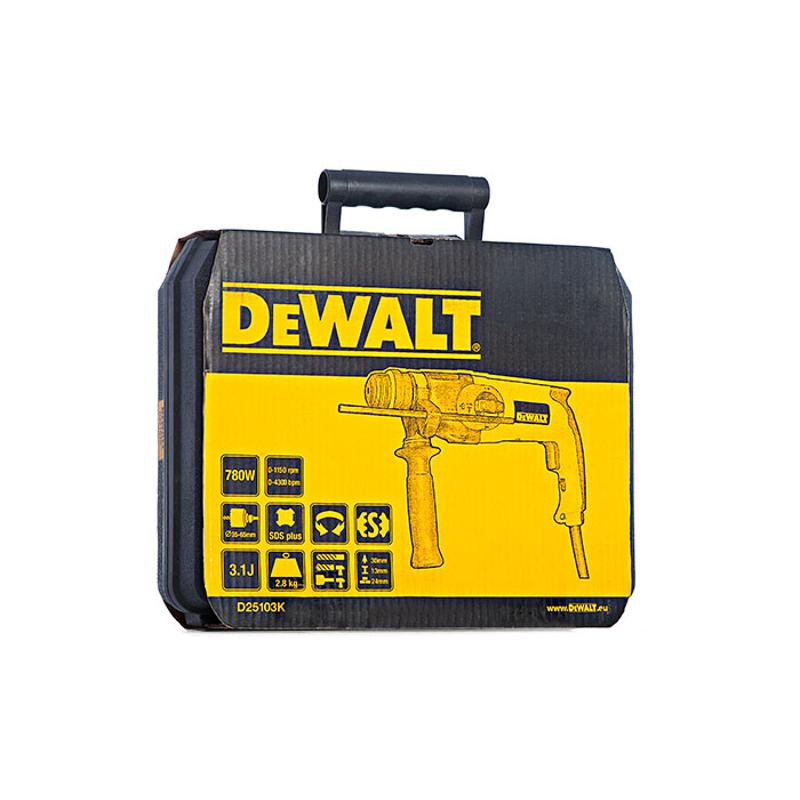 Перфоратор DeWalt D 25103K в кейсе, с защитной муфтой в Переславле