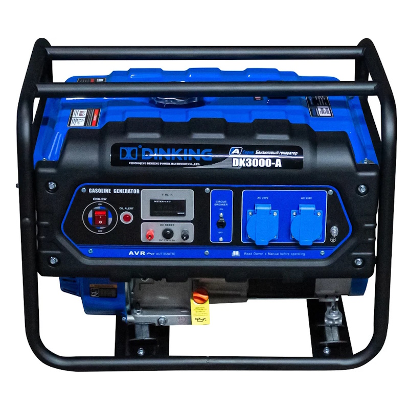 Генератор бензиновый Dinking DKA3000 ГЕН013 3кВт ручной стартер 7лс 25520₽