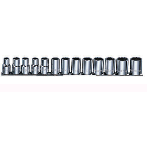 Набор головок торцевых 12-гранных Jonnesway S05H4213S, 1/2"DR MAXI-DRIVE, 13 предметов