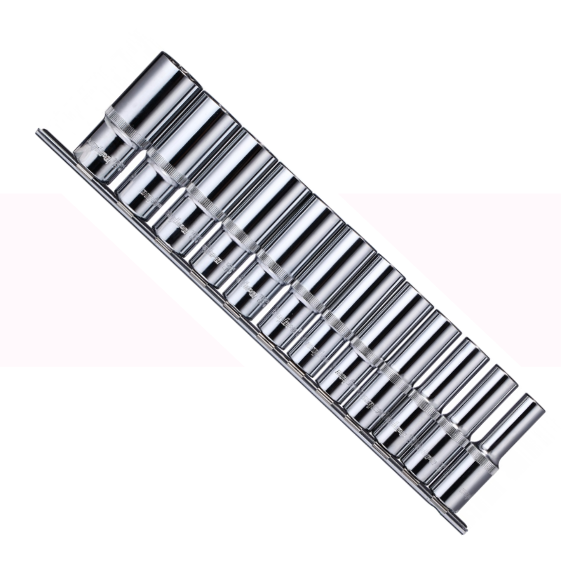 Набор головок торцевых глубоких 12 гранных Ombra 912212, 12 предметов