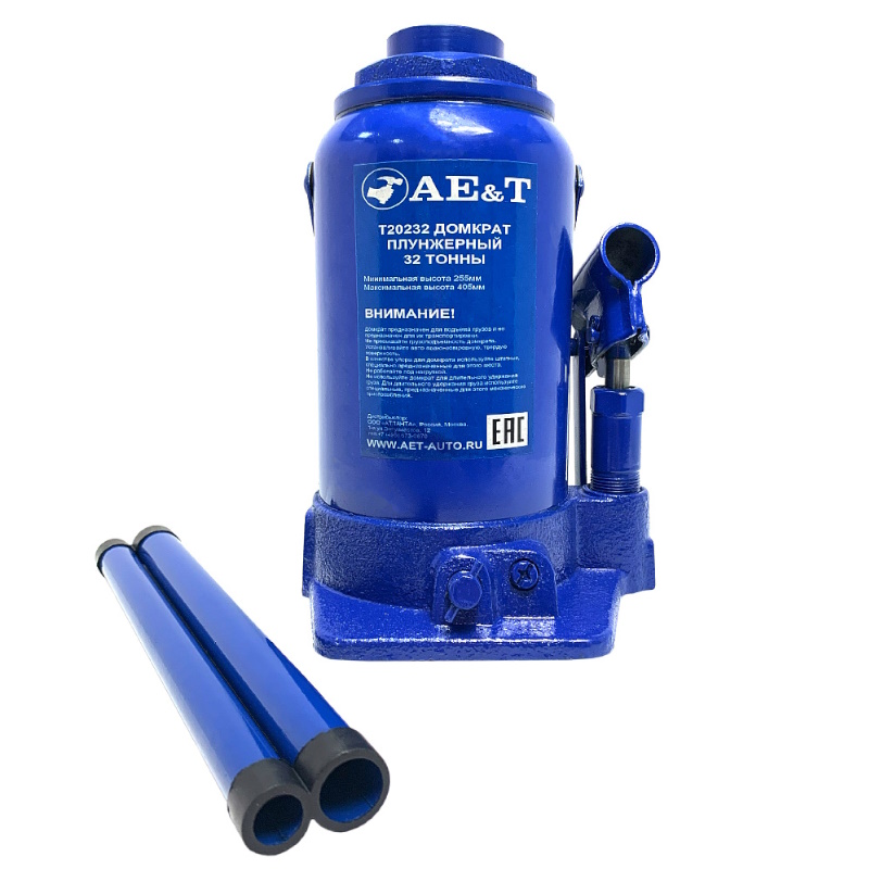 Домкрат AE&T T20232, бутылочный, 32 т в Кинешме