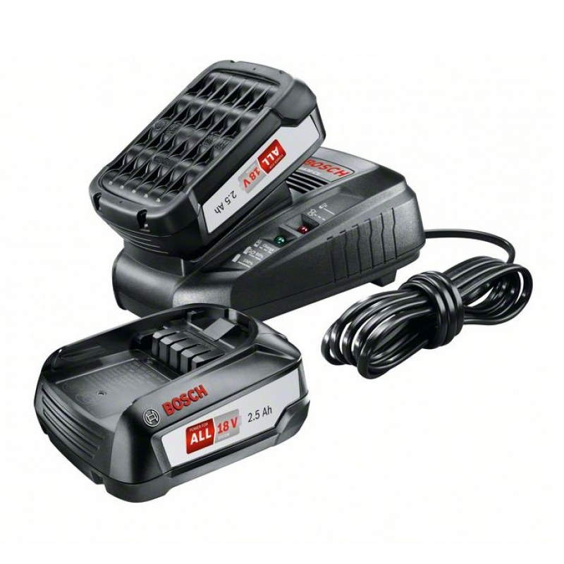Набор Bosch (2 li-ion АКБ Starter Set 18 V  и ЗУ для инструмента AL 1830 CV 1600A011LD в Рыбинске