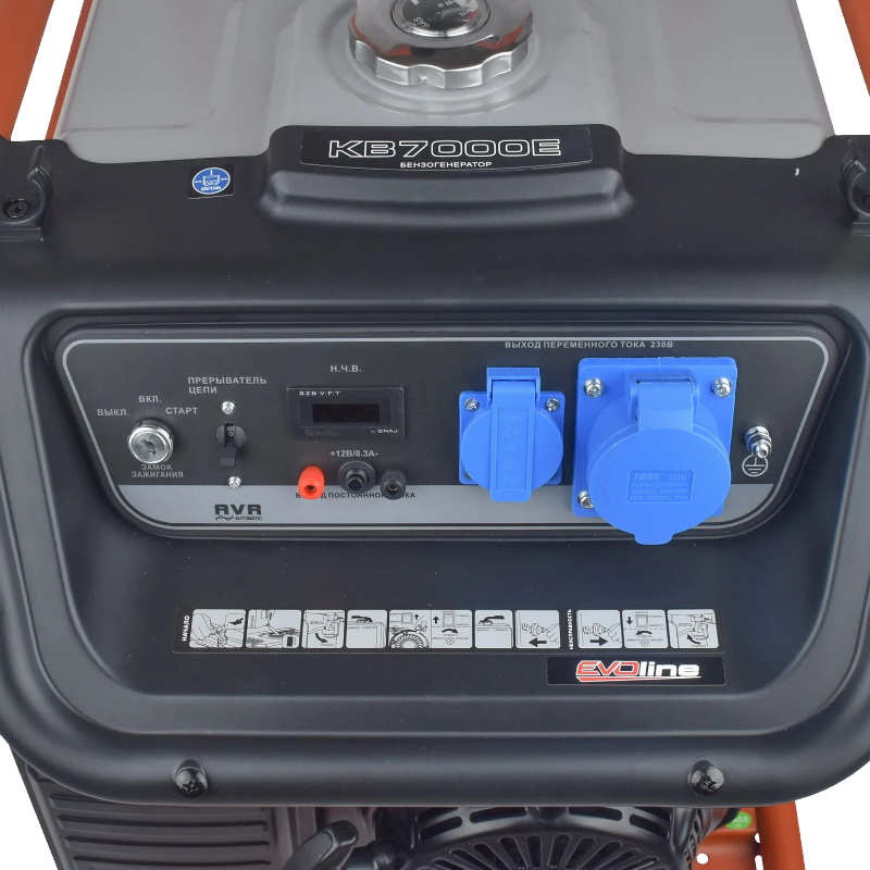Бензиновый генератор EVOline KB 7000 E, 1T90DF703EVO в Ярославле