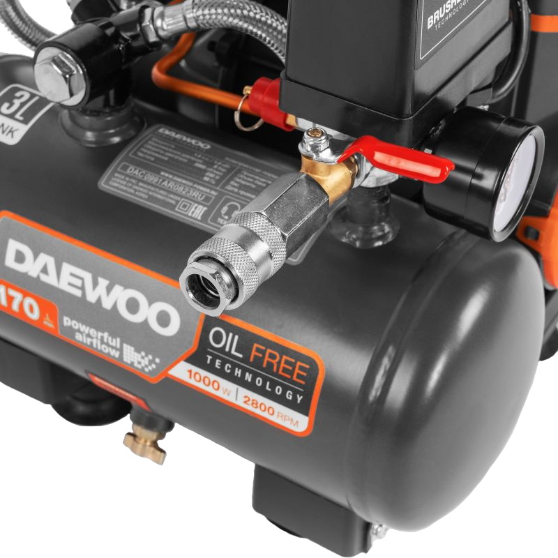 Компрессор безмасляный Daewoo DAC 170S