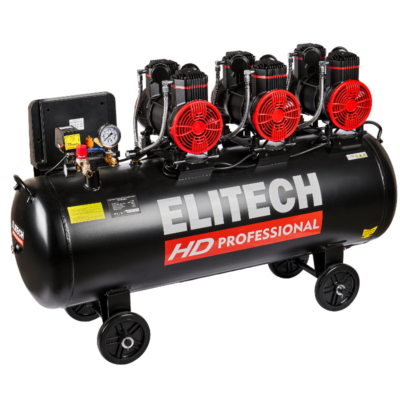Компрессор коаксиальный безмасляный Elitech HD ACF 750-160S 206464, 750 л/м, 380 В, 4.4 кВт в Иваново