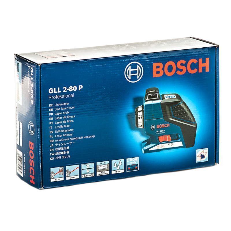 Лазер линейный BOSCH GLL 2-80 P 0.601.063.204 во Владимире