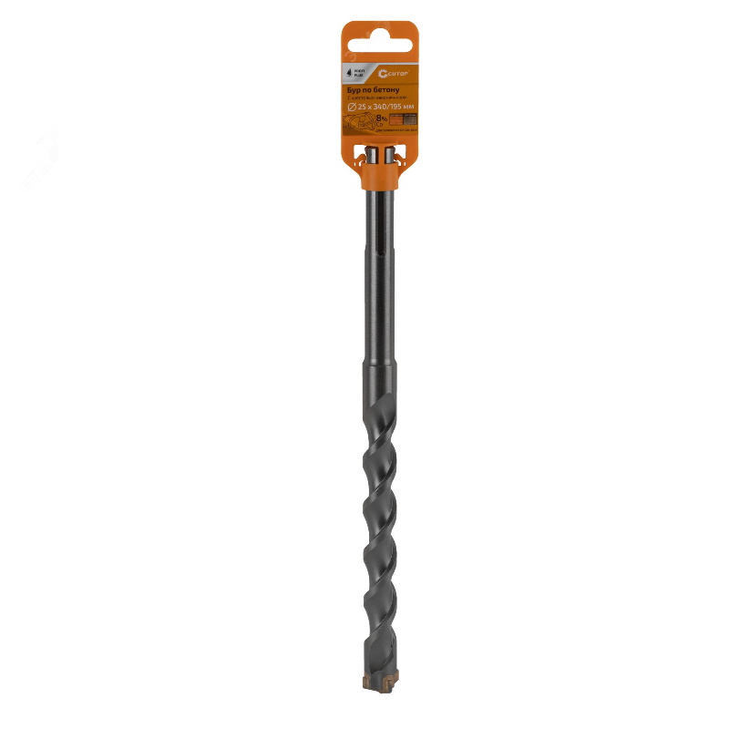 Бур по бетону Cutop Profi Plus 42-25340, SDS-Max, с крестовым наконечником, 25x340 мм в Твери