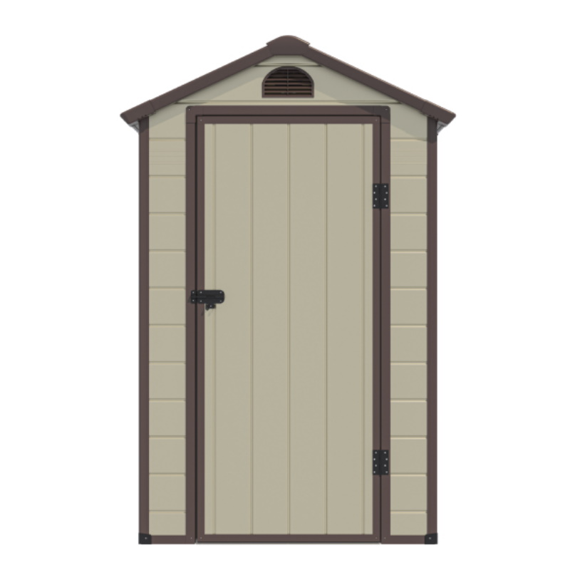 Сарай Wotex Storage-01-1, бежевый с коричневым, 134*104*204 см