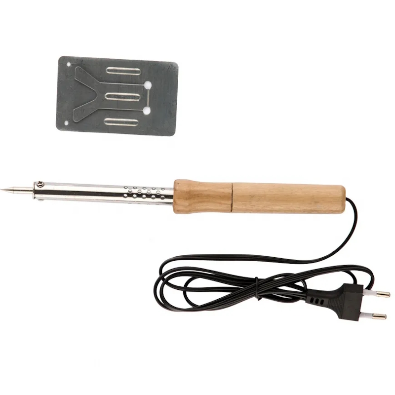 Паяльник с ручкой из дерева Sparta 913103 60 Вт