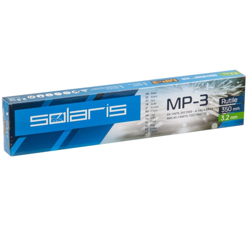 Электроды МР-3 Solaris WM-1103 ф 32 мм уп 25 кг 570₽