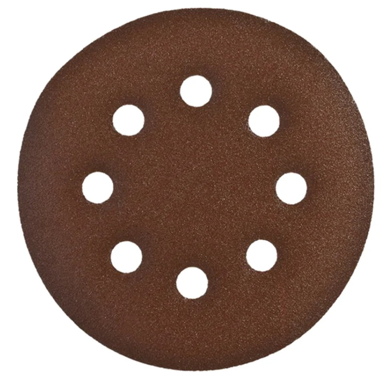 Круг шлифовальный абразивный Зубр Стандарт 35350-125-240, на велкро основе Р240, 125мм, 5шт 