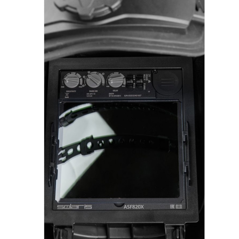 Щиток сварщика Solaris ASF820X SL5717-2, с самозатемняющимся светофильтром (серый металлик) в Иваново