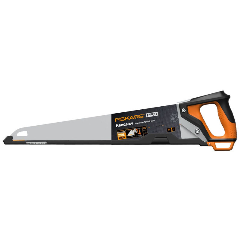 Ножовка по дереву Fiskars PowerTooth 1062916 (550мм 7 зубьев на дюйм)