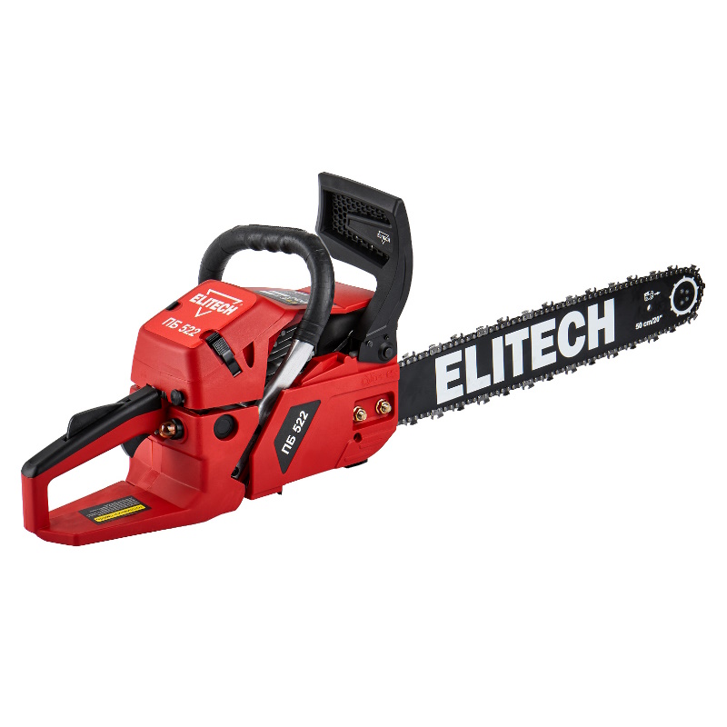 Бензопила Elitech ДМ ПБ 522 (E1611.014.00) 205450, 50 см3, 2.2 кВт/3.0л.с.,шина 50 см,3200-11000 об/мин