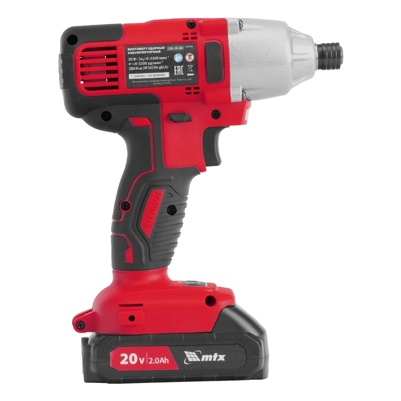 Винтоверт ударный аккумуляторный MTX CIDS-20-280 26580 Li-Ion, 20 В во Владимире