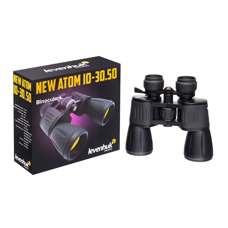 Бинокль Levenhuk New Atom 84622, 10–30x50 в Иваново