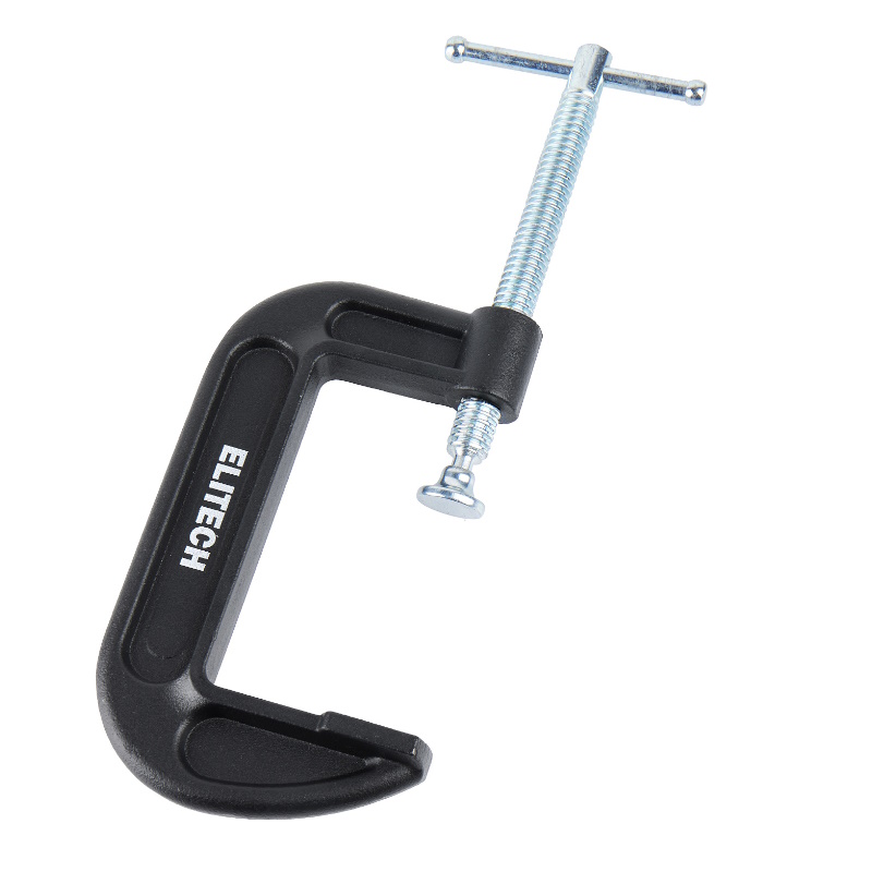 Струбцина Elitech 513104 207221, тип G, 110х55, усилие 800кг в Вологде