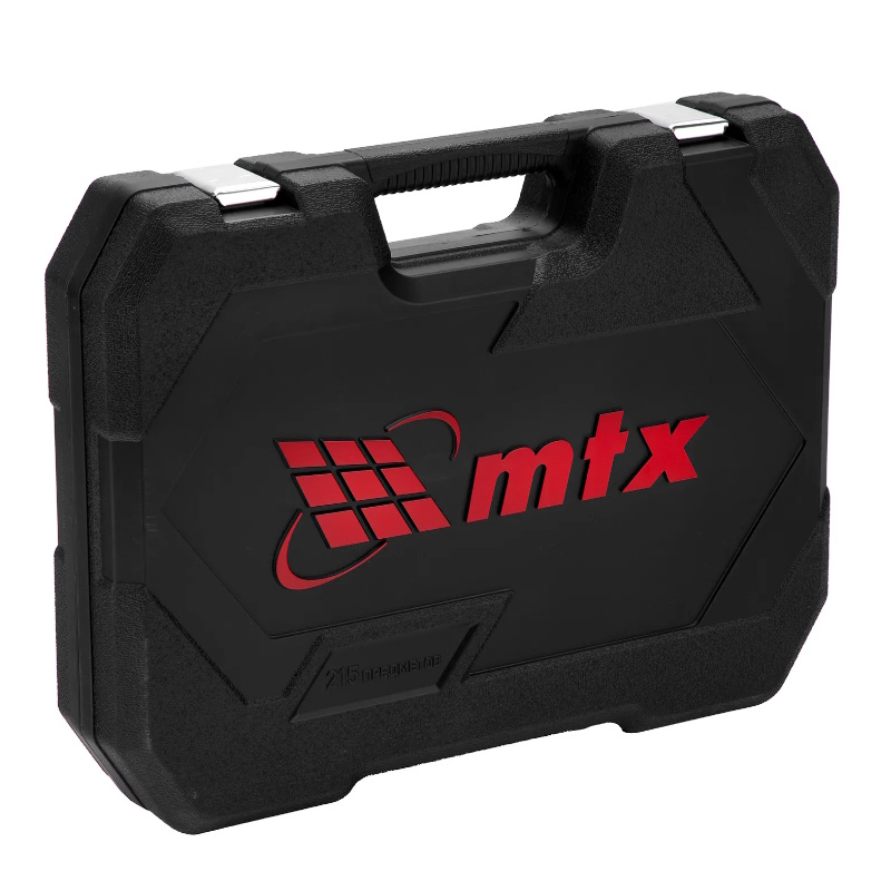 Набор инструментов MTX 13589, 1/2", 3/8", 1/4", пластиковый кейс, 215 предметов в Александрове
