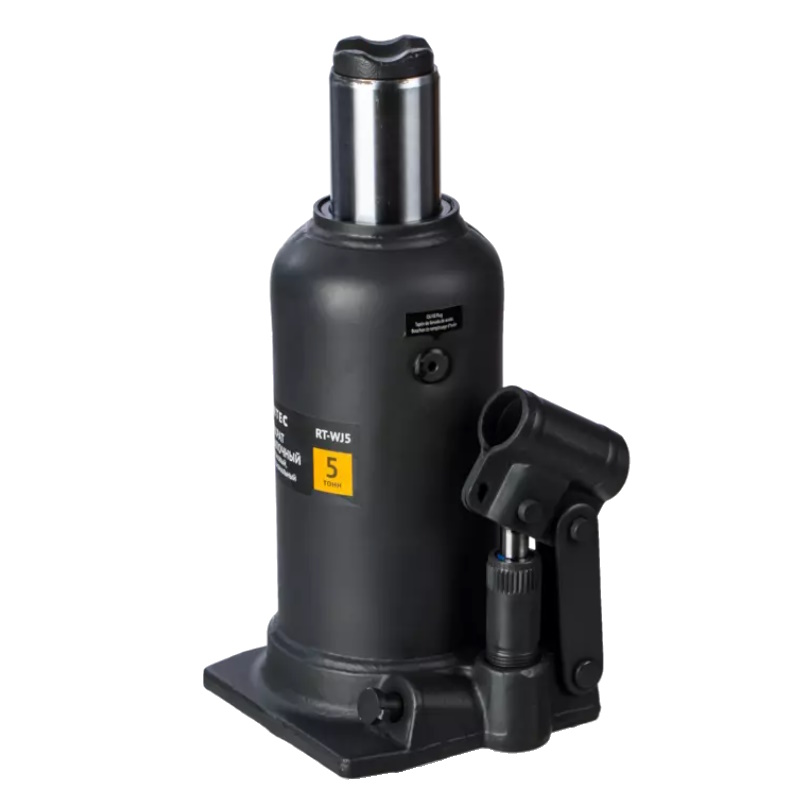 Домкрат бутылочный Runtec RT-WJ5, двухштоковый, профессиональный, 5 т, 230-500 мм в Угличе