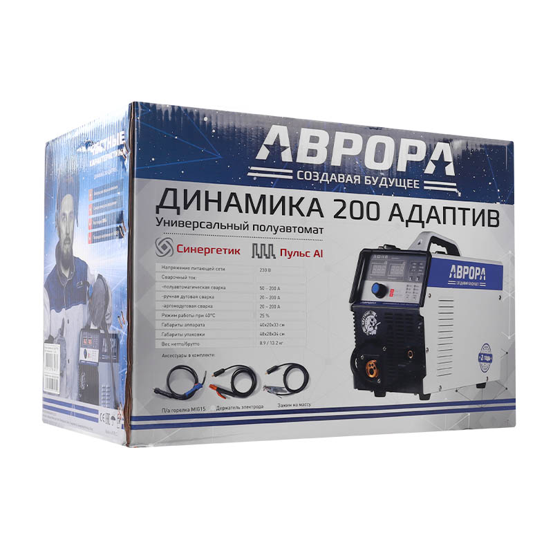 Инверторный сварочный полуавтомат Аврора Динамика 200 АДАПТИВ в Ярославле