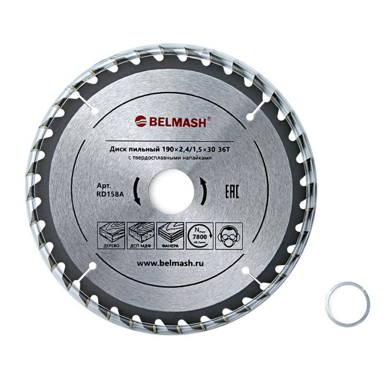 Диск пильный Belmash RD161A, 190×2,4/1,5×30 24Т в Костроме