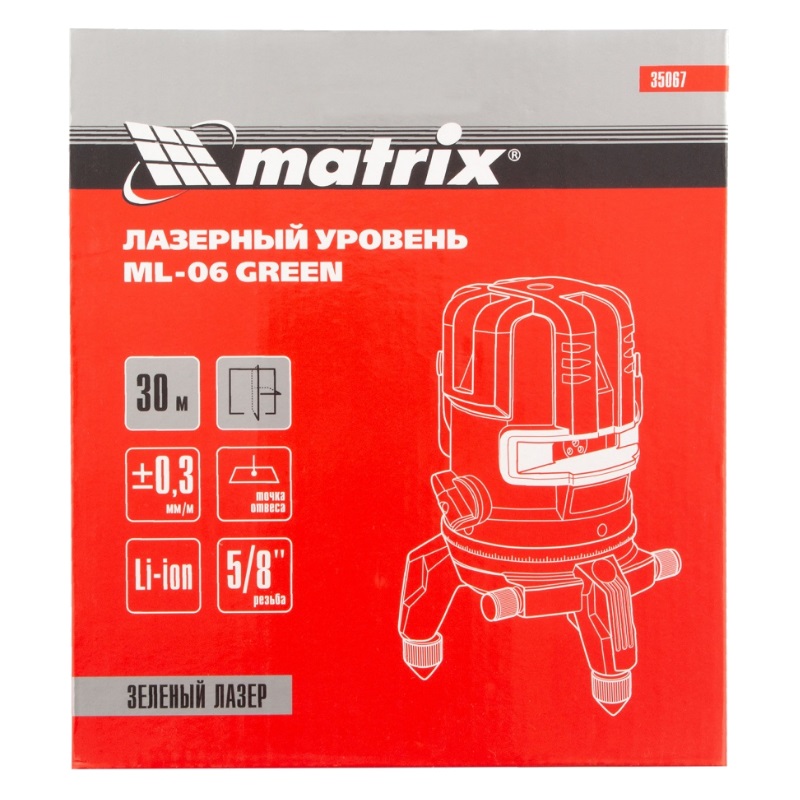 Лазерный уровень Matrix ML 06 Green 35067 во Владимире