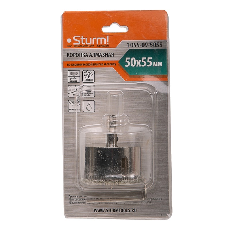 Коронка алмазная Sturm 1055-09-5055 во Владимире