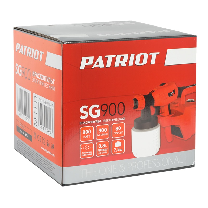Краскопульт электрический Patriot SG 900 HVLP 170303515 в Коврове