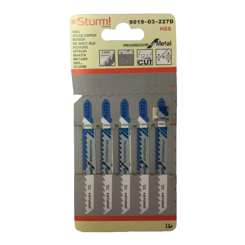 Пилки для лобзика Sturm 9019-03-227D (5 шт.) в Переславле