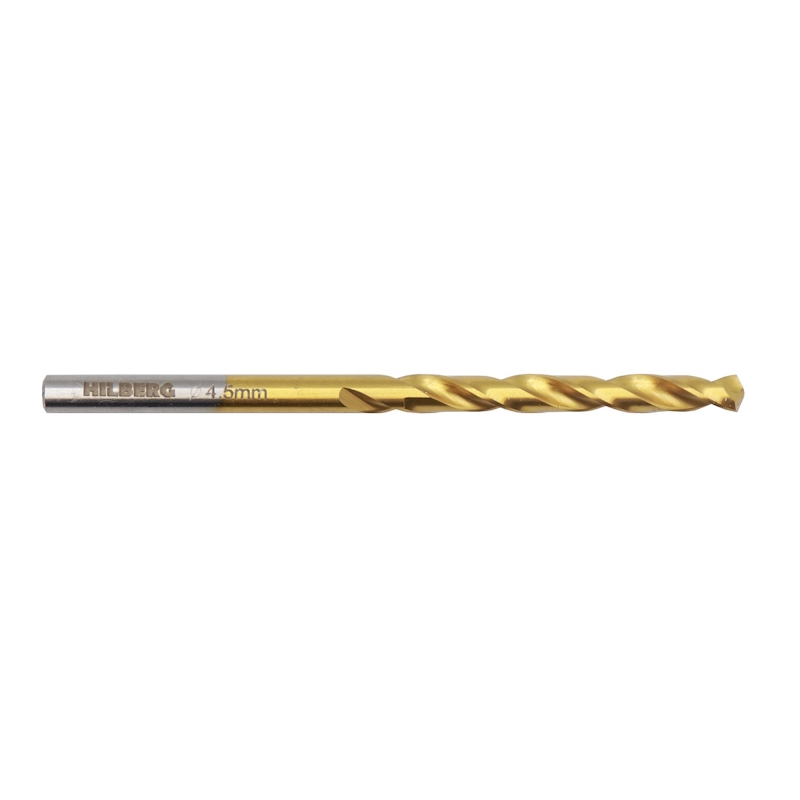 Сверло по металлу Hilberg CO045, 4.5*80(47)мм Cobalt 5% TOP в Туле