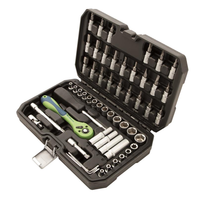 Набор инструментов Сибртех 13525 14 CrV 56 предметов 2060₽