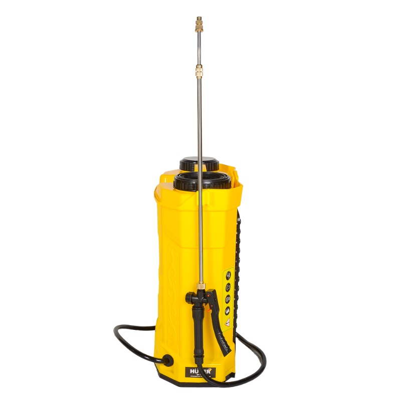Опрыскиватель аккумуляторный Huter SP-16AC 70/13/29 с удлиненным шлангом (желтый цвет, сменные насадки) в Александрове